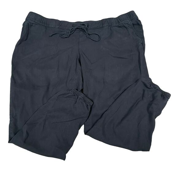 Gap Womens Maternity Sz Large Joggers Pull On Lightweight Stretch Black Elastic - Picture 5 of 8